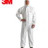 3M 4510白色連體帶帽防護(hù)服防塵服隔離服噴漆實(shí)驗(yàn)室化工透氣清潔