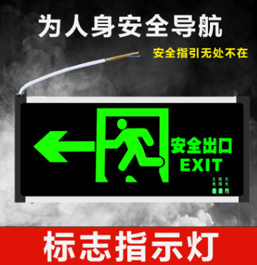 廠家直銷新國標疏散指示應急標志燈安全出口標志安全出口指示牌