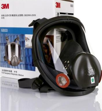 3M6800實(shí)用型全面罩 美國(guó)進(jìn)口防毒面具 配合濾毒盒可防各種毒氣