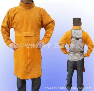 長期供應(yīng)牛皮工作服 牛皮工作保護(hù)服 防護(hù)牛皮工作服 歡迎訂購