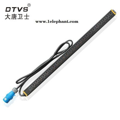 江蘇鎮(zhèn)江一體沖壓版PDU電源插座 大唐衛(wèi)士DT91242  24位10A多用孔 SPD防雷