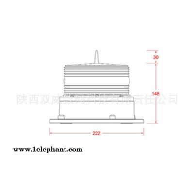 中光強(qiáng)太陽能高空警示燈共苛，符合航空信號(hào)標(biāo)準(zhǔn)判没，西安貨源 航空燈