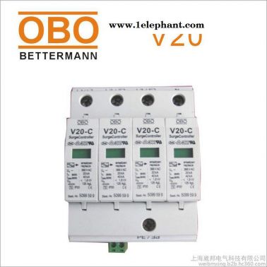 OBO防雷器OBO浪涌保護器V20-C/3-75V三相四線OBO避雷器