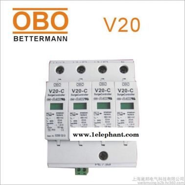 OBO避雷器V20-C/3-280V電源防雷器OBO三相四線3P浪涌保護器