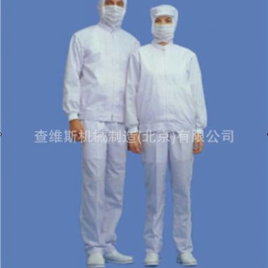 查維斯屠宰廠流水線工人衣服 sml號 防油斜紋全白工作服 工作服批發(fā)