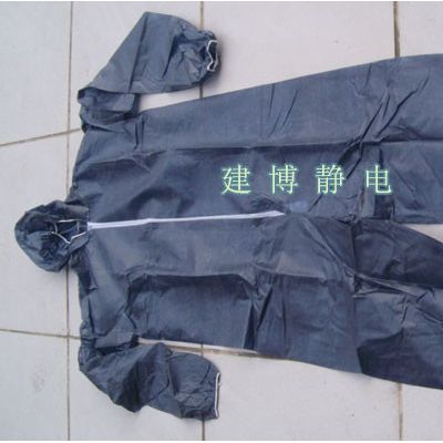 供應(yīng)建博W05一次性無(wú)紡布連體服 防水防油污