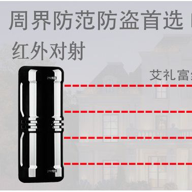 北京天津艾禮富四光束200米  紅外對(duì)射 紅外線對(duì)射 紅外報(bào)警器