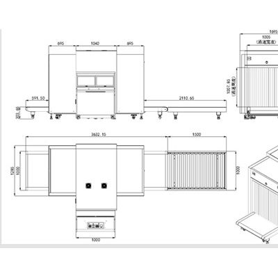 瓊玖探測機(jī)場安檢機(jī)FDT-SE100100D型X光機(jī)