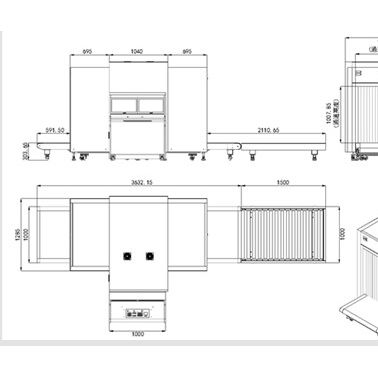 瓊玖探測機(jī)場安檢機(jī)FDT-SE100100D型X光機(jī)