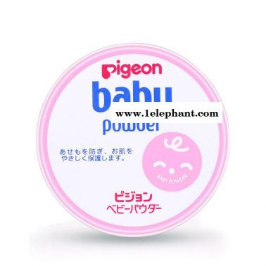 貝親 /Pigeon  嬰兒爽身粉熱賣粉色罐微香無(wú)粉撲150