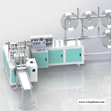 全自動口罩機設(shè)備  平面一拖一口罩機 口罩平面全自動設(shè)備一拖一機械平面口罩機  廠家直銷