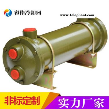 列管式水冷卻器 睿佳OR300水冷卻器 口罩機液壓油冷卻器