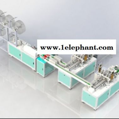 全自動口罩機 全自動 一拖二口罩機  濟南名仕機械設備 自動打片機耳掛機