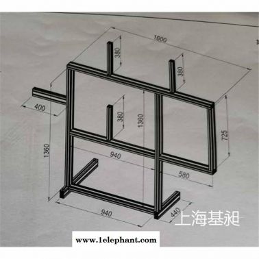 鋁型材框架口罩機機架快速出貨切片機機架放料架鋁鎂合金