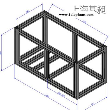 口罩機切片機鋁型材機架放料架一拖二一拖三4040鋁鎂合金