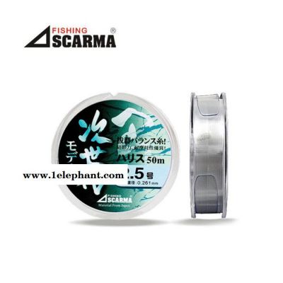 OSCARMA次世代尼龍線　臺(tái)釣魚線子線50米 透明