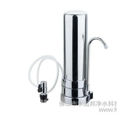 不銹鋼雙級座式凈水器 pp棉網(wǎng)碳廚房過濾器